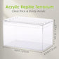 Acrylic Reptile Terrarium Enclosure 9.8" x 5.9" x 5.9" Magnetic Tarantula Breeding Box Transparent Insect Habitat for Jumping Spider Hermit Crab Lizard Sling Isopods Horned Frog Snake Gecko