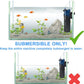 COOSPIDER Fish Tank Filter Sun JUP-02 Aquarium Green Clean Submersible Machine 132gph for 10-40 Gallon Small Fish Tank Internal Submersible Pump for Turtle Tank, Air Supply & Oxygen Enhancement