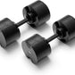 NÜOBELL® Adjustable Dumbbell Set, 5-50 LB or 5-80 LB, Easy Twist 2024-25 Model, All-In-One Weights Set (Pair) for Home, Original Manufacturer