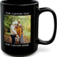 Personalized Coffee Mug – Custom Photo, Text, or Logo Ceramic Mug Tea Cup | Taza Personalizada with Picture or Message | Customized Gift Idea for Men & Women, Mom, Dad, Friends - Black/White | 15oz