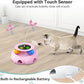 Cat Toys Interactive Rechargeable 3in1 Whack a Mole Cat Toy, Fluttering Butterfly, Track Balls, Touch Activated Automatic Kitten Toys for Indoor Cats