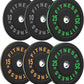 2 Inch Bumper Plates，10-500lbs，Barbell Rubber Olympic Weight Plates Set for Home Gym, Strength Training & Weight Lifting, Multiple Options Colors