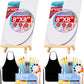 Date Night Painting Kit, 62 Pcs Detail Paint Brushes Canvas Panels with Wood Easel 12 Colors Acrylic Paint, Circular Canvas Art Aprons Sip and Paint Supplies for Adults, Kids, and Beginner