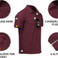 V VALANCH Mens Polo Shirts Short Sleeve Moisture Wicking Golf Polo Athletic Collared Shirt Tennis T-Shirt Tops