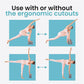 Ergo Yoga Blocks, Relieve Wrist Pain, Improve Comfort and Grip, Contoured Design, Pilates Exercise Balance & Stretching