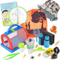 ESSENSON Outdoor Explorer Kit & Bug Catcher Kit with Binoculars, Compass, Magnifying Glass, Critter Case and Butterfly Net Great Toys Kids Gift for Boys & Girls Age 3-12 Year Old Camping Hiking