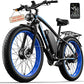 Ebike for Adults Electric, 52V 19.2Ah/32Ah, Peak 2000W/2500W E-Bike, 36/40MPH, 70 Miles/100Miles Long Range, Hydraulic Disc Brake, Off Road Snow Mountain E-Bike, 24"/26" Fat Tire Fast Electric Bicycle