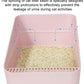 Sfozstra Cats Litter Box Low: Pink Small for Kittens up to 8 lbs, Anti Tracking Design Space Saving for Apartments