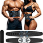 FDA Cleared - Heated EMS Abs Stimulator Abdominal , Ab Stimulator Muscle Toner with Heat for Belly Fat loss, ab belt muscle stimullator for Stomach Smooth & Firming, Fitness Workout for Home/Gym Use