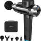 RENPHO Ascend Massage Gun Deep Tissue with 6-12mm Adjustable Amplitude, Percussion Professional Muscle Massage, Handheld Massager with Portable Carry Case for Athletes & Home Use, Color Display