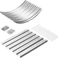 Land Guard Galvanized Planter Raised Beds, 631.99ft Keyhole Raised Garden Bed