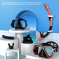 Greatever Dry Snorkel Set,Panoramic Wide View,Anti-Fog Scuba Diving Mask,Professional Snorkeling Gear
