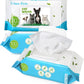 PrimePets Dog Wipes for Paws and Butt, 300 Count, 8" x 6" Pet Grooming Wipes for Dogs Cats Cleaning Deodorizing, Unscented Dog Paw Wipes, Puppy Wipes for Face Bum Eyes Ears Teeth