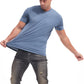 VEIISAR Premium V Neck T Shirts for Men - Modern Fitted Tees Vneck Undershirts