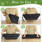 35'' x 22.6'' Dog Grass Pad Large Patch Potty with 2 Artificial Dog Grass Washable Puppy Pee Pad Foldable Dog Litter Box Indoor Outdoor Dog Potty Portable Pet Loo for Travel Balcony