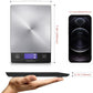 CROWNFUL Food Scale, Rechargeable 304 Stainless Steel Digital Kitchen Scale Upto 33lb Weight Grams and Ounces with LCD Display and Type-C Charging for Baking and Cooking