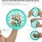 Hand Exercise Webs for Physical Therapy, Hand Grip Strengthener, Finger Exerciser, Portable Size, Latex Free, 7" Diameter