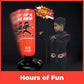 Durable Inflatable Kids Punching Bag for Karate and Boxing – Bounce-Back Martial Arts Bag for Boys and Girls, Great Birthday Gift to Relieve Energy and Build Skills for Boys Ages 4-12
