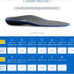 Plantar Fasciitis Feet Insoles Arch Supports Orthotics Inserts Relieve Flat Feet, High Arch (Mens 6-6 1/2 | Womens 8-8 1/2)