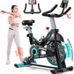 pooboo Exercise Bike, Adjustable Magnetic/Brake Pad Resistance Silent Belt Drive, Indoor Cycling Bike for Home Cardio, Fitness Stationary Bike with 350lbs/300lbs Weight Capacity &Upgraded Version Seat