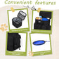 Dog Travel Bag Airline Approved–Pet Travel Tote with Collapsible Bowls,Food Containers & Feeding Mat–Multi-Pocket Organizer for Dogs & Cats, Durable & Water-Resistant for Hiking,Trips,Outdoors