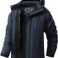 Men's Ski Jacket Warm Winter Snow Coat Waterproof Mountain Windbreaker Snowboarding Jacket Hooded for Hiking Traval