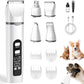 4 in 1 Dog Clippers Grooming Kit with LED Screen, Cordless Quiet Paw Trimmer & Nail Grinder, Rechargeable Waterproof Feet Ear Body Hair Shaver for Cats Dogs Pet Supplies