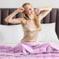 yescool Weighted Blanket for Adults (20 lbs, 60” x 80”, Purple) Cooling Heavy Blanket for Sleeping Perfect for 190-210 lbs, Queen Size Breathable Blanket with Premium Glass Bead, Machine Washable