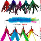 Cat Feather Toys Refills, 10 Pieces Interaction Cat Wand Replacement Feathers Toy for Indoor Cats