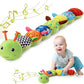 Baby Toys 0 to 12 Months, Musical Stuffed Animal Activity Soft Toys with Multi-Sensory Crinkle, Rattle and Textures, Infant Tummy Time Toys for Newborn Boys Girls, Caterpillar, Green