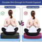 Yoga Bolster (26x10.5x5.5 in) Supportive Yoga Cushion for Restorative Yin Yoga Accessories Rectangular Bolster for Stretching Meditation Pillow 100% Organic Cotton Removable Washable Cover