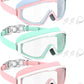 NSSIW Swim Goggles Swimming Kids-Goggles: Anti Fog No Leak with Nose Clip Earplugs for Girls Boys Youth 6-14 3 Pack