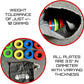 Micro Gainz Calibrated Fractional Weight Plates Set, 8 Piece Olympic Weight Plates Set with Bag, Designed for Olympic Barbells for Strength Training and Micro Loading, Made in USA