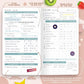 Clever Fox Wellness Planner - Weekly & Daily Health and Wellness Log, Food Journal & Meal Planner Diary for Calorie Counting, Notebook for Medical Condition Tracking – Pocket size (Rose Gold)