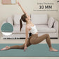 Yoga Mat Non Slip Anti-tear,extra thick-2/5 inch（10MM）High Resiliency Professional POE Yoga Mats for Women Men Kids,72"x24"inch,Workout, Yoga, Pilates and Floor Exercise, with Carrier Strap