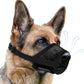 Dog Muzzle, Soft Air Mesh Muzzle for Small Medium Large Dogs Anti Biting Barking Chewing, Breathable Drinkable Adjustable Loop Pets Muzzle for German Shepherd Husky Labrador Retriever (Black,M)