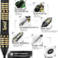 IgnatGames Premium Steel Tip Darts – 3/6/12 Pack Brass Barrels with Aluminum Shafts, 16 GlideXPro Flight Set, Tool Kit & Giftable Case