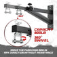Yes4All Punching Bag Hanger, Stainless Steel Swivel Chain with 4 Snap Hooks for Heavy Bag, Gym Swing, Trapeze, and Hammock