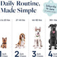 Veterinary Formula Gut Health Supplement for Dogs – Vet-Formulated Probiotic Chews with Digestive Enzymes & Fiber – Smart Vitality Supports Digestive Health, Gut Balance & Stool Quality, 60 Soft Chews