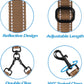 PetBonus Double Dog Leash, No Tangle Dual Leash, Reflective Walking Training Lead, 4 Comfortable Padded Handles for 2 Dogs with Collapsible Bowl and Waste Bags (Brown, Large)