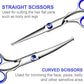 Professional Dog Grooming Scissors Kit, Titanium Coated Dog Scissors for Grooming, 5 in1 Grooming Shears Kit for Dogs Cat Pet At Home