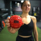 Large Trigger Point Massage Ball - 3.1 Inch Hard Rubber Therapy Ball for Myofascial Massage - Deep Tissue Massager for Myofascial Release and Pressure Point Recovery (Red (Medium))