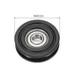 uxcell 4pcs U608ZZ Nylon Pulley U-Groove Ball Bearing 8x40x10mm U Groove Roller Wheel (GCr15) Chrome Steel Bearings, ABEC3