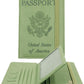 Melsbrinna RFID Passport Holder for Travel, Unisex Adults, Green, Faux Leather, Travel Wallet, RFID Protected
