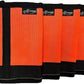 Warrior Fly Boots for Horses - Breathable Mesh Horse Boots for Fly Protection & Leg Comfort - Set of 4 (Trojan Warrior, Neon Orange)