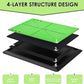 Golf Hitting Mat with Swing Path Tracer – Durable Golf Practice Mat for Indoor/Outdoor Use, Driving & Chipping Training – Golf Training Aid and Gift for Men & Women