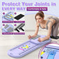 Pilates Reformer Board, 6 in 1 Portable & Foldable Pilates Reformer Set with Resistance Bands, Pilates Board for Home Workout, Multifunctional Abdominal Board