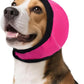 Dog Calming Hoodie, Dog Ear Muffs Noise Protection & Anxiety Relief, No Shake Ear Wraps for Dogs Quiet Ears Cover Headband for Fireworks Grooming Swimming Bathing Force Drying