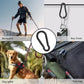 KINLINK 10 Pack Black Carabiner Clip, 2.75 inch Heavy Duty Spring Snap Hook, Small Caribeener Clips for Outdoor Camping, Swing Set, Hammock, Hiking Travel, Fishing, Quick Link Keychain