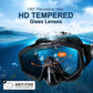Odoland Kids Snorkeling Packages Snorkel Set, Dry Top Snorkel Mask with Adjustable Swim Fins for Boys and Girls Age 7-14